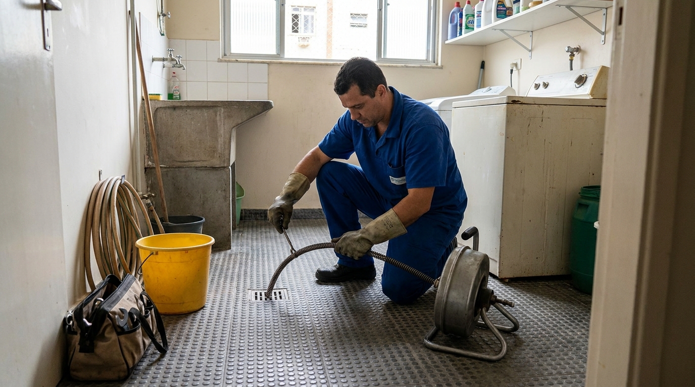Desentupimento de ralo profissional em Porto Velho‑RO