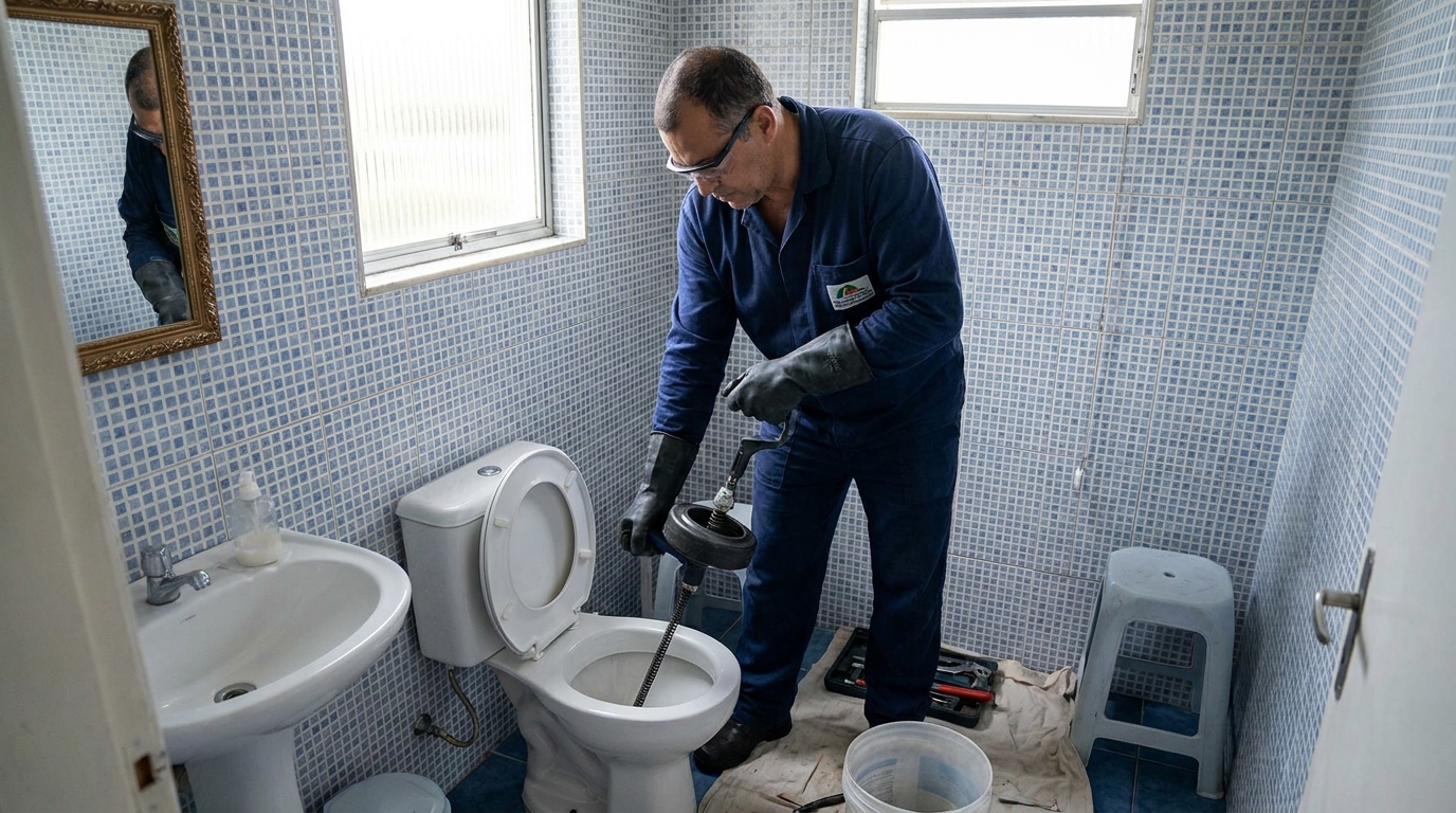 Desentupimento de vaso profissional em Porto Velho‑RO