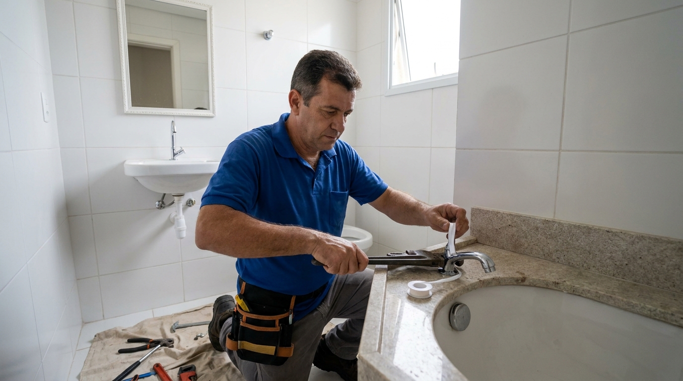 Instalação de torneira de cozinha em Porto Velho‑RO